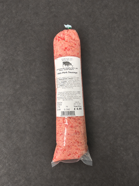 Sausage Meat on a smooth charcoal background
