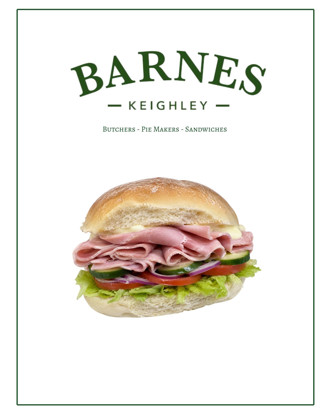Cold Sandwiches