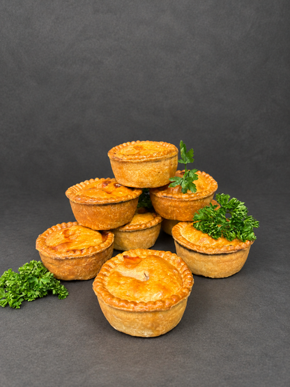 Pork Pie on a smooth charcoal background