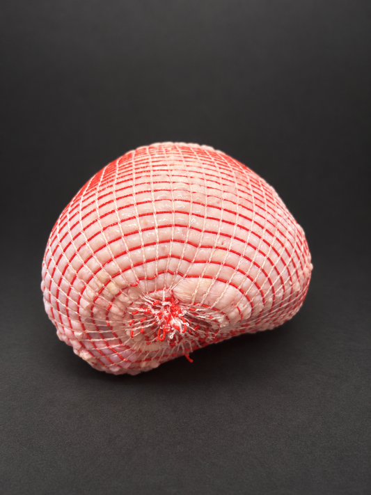 Turkey Breast Joint on a smooth charcoal background