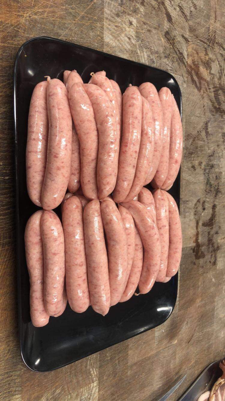 Thin pork sausages (500g)