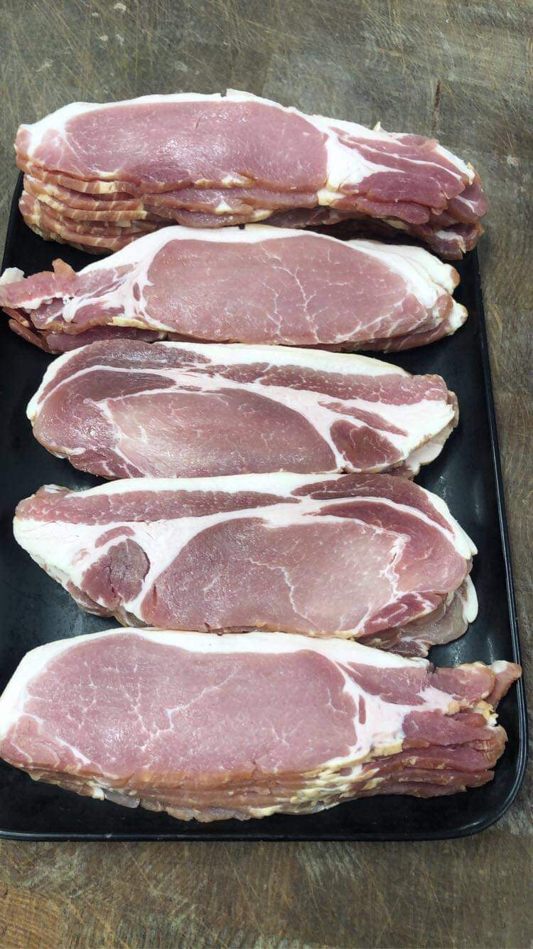 Dry Cured Oak Smoked Back (500g)